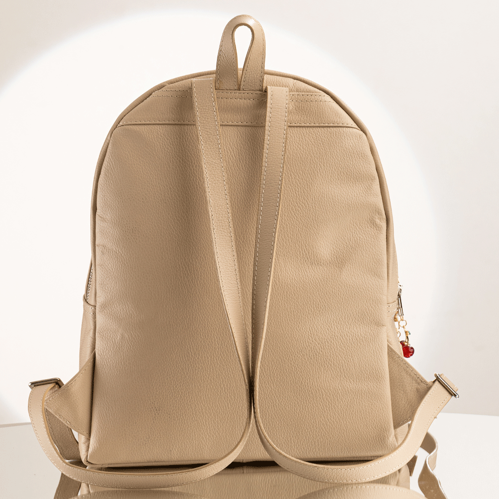 Bolso Mujer Cierre Diagonal Beige 2501103-2