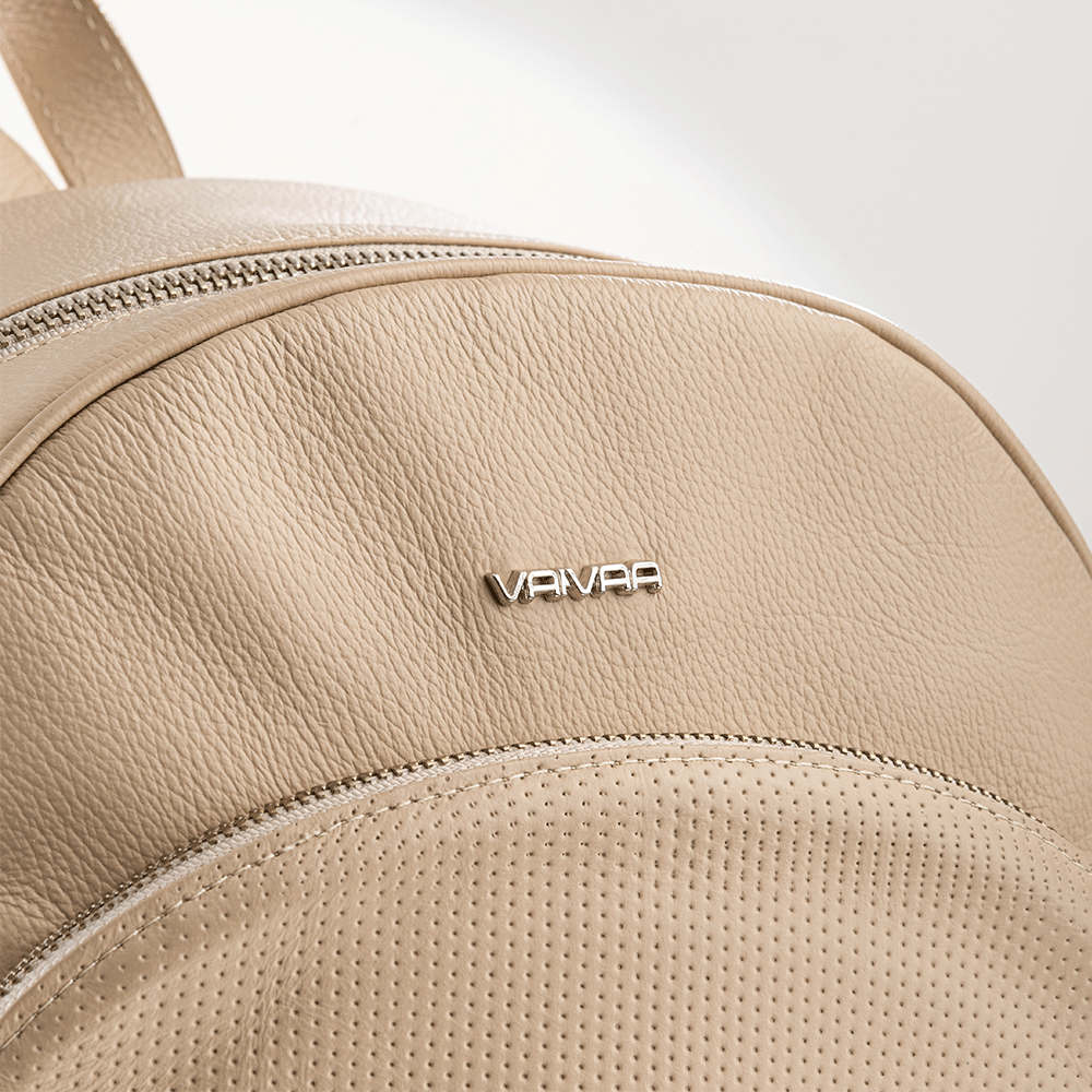 Bolso Mujer Cierre Diagonal Beige 2501103-5