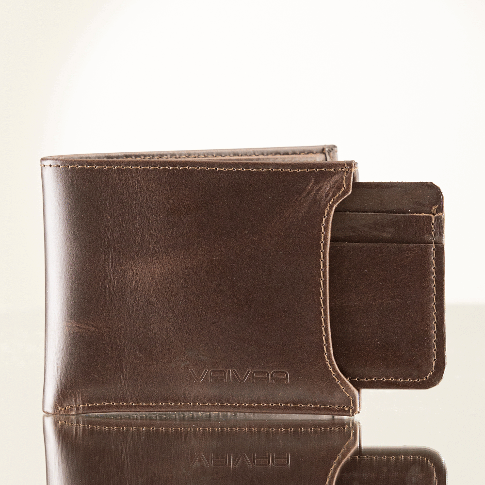Billetera Hombre Clasica con Portadocumentos Café 2502106-1