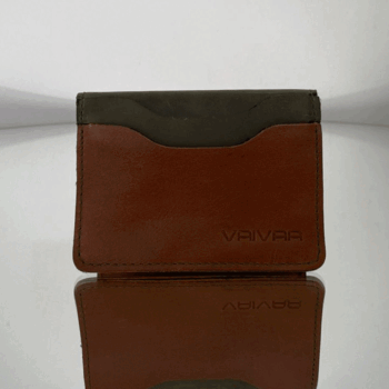 Portadocumentos Hombre Doble Café/Verde Ref. 252212