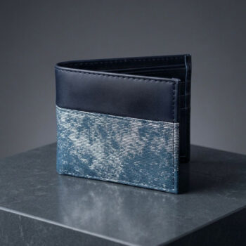 Billetera Hombre Clasica Azul/Negro Ref. 262206