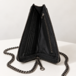 Billetera Mujer Horizontal Carnaza Negro 261201-1