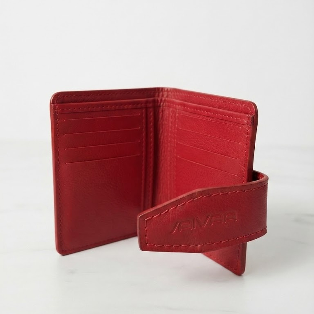 Billetera Mujer Larga Rojo 261209-2