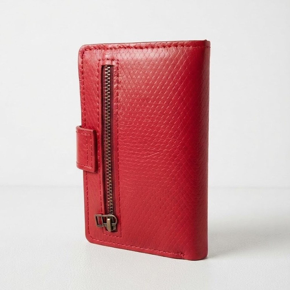 Billetera Mujer Larga Rojo 261209-4