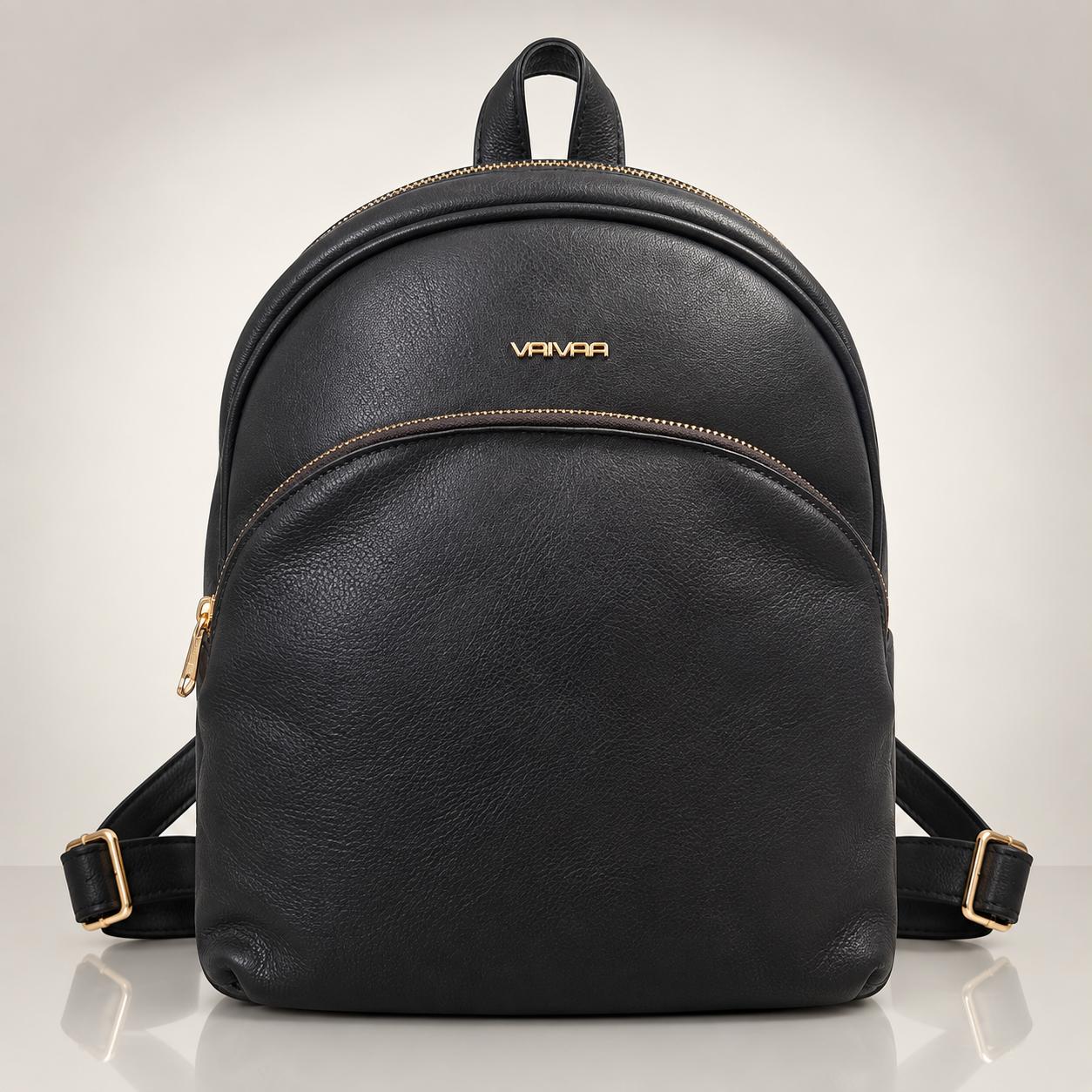 Bolso Mujer Cierre Diagonal Negro 251203-1