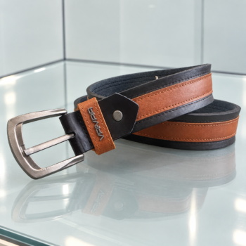 Cinturón Hombre Bicolor Negro/Cafe Ref. 262204
