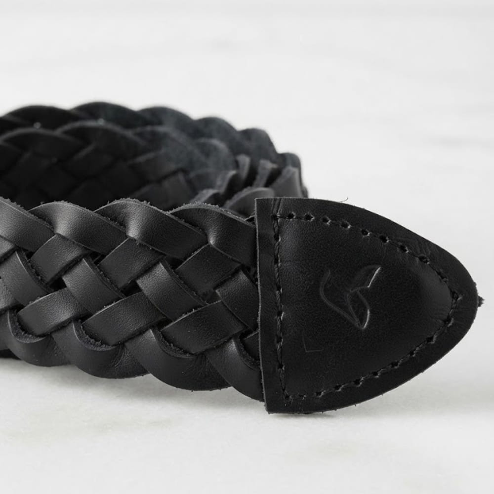 Cinturon Mujer Trenzado Negro 261205-2